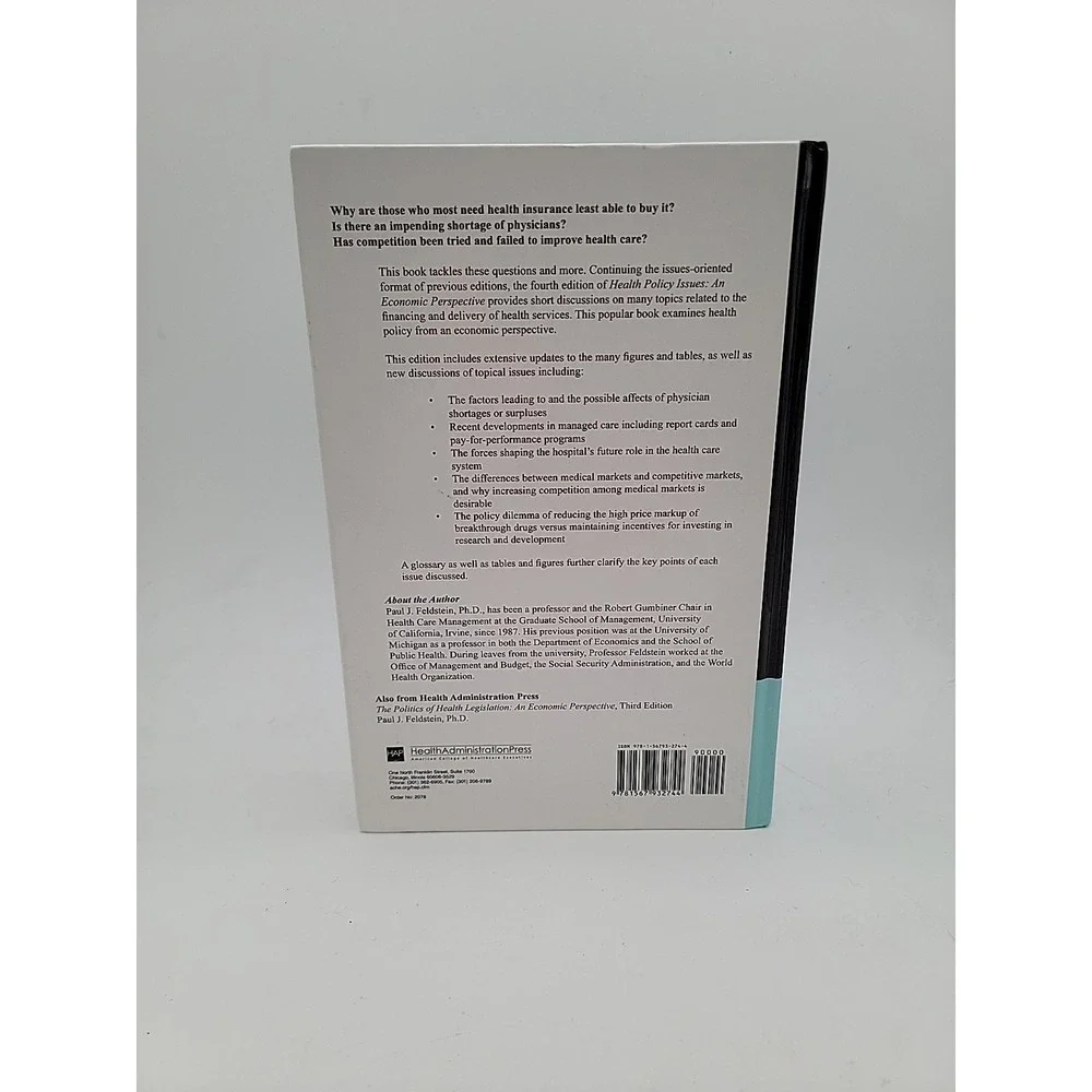 Health Policy Issues : An Economic Perspective Hardcover Paul J.‎